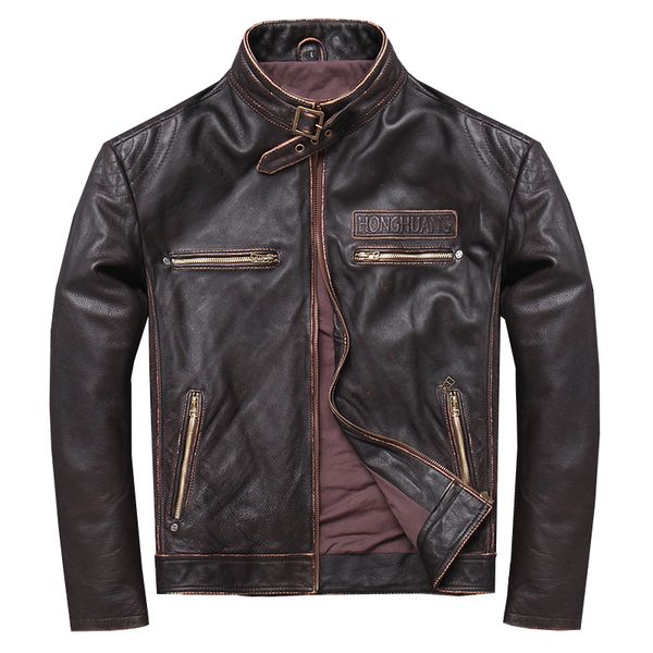 100% genuine leather jacket men winter autumn clothes 2019 korean streetwear real cow leather coat man chaqueta cuero hombre 508, Black
100% genuine leather jacket men winter autumn clothes 2019 korean streetwear real cow leather coat man chaqueta cuero hombre 508, Black