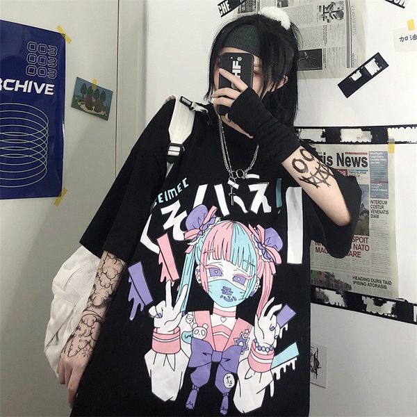 sailor summer anime goth tee t-shirt women cotton tshirt print harajuku pastel punk gothic moon clothing grunge clothes nlpkx, Black
sailor summer anime goth tee t-shirt women cotton tshirt print harajuku pastel punk gothic moon clothing grunge clothes nlpkx, Black