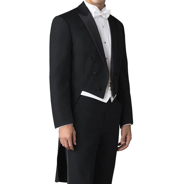 tailor made wedding man tail coat for groom suits double breasted 3 piece set black jacket pants white vest for prom mens stage, Black;gray
tailor made wedding man tail coat for groom suits double breasted 3 piece set black jacket pants white vest for prom mens stage, Black;gray