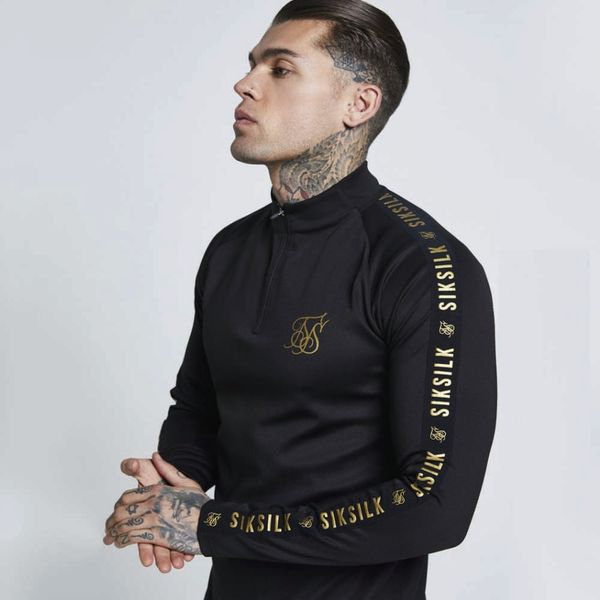 New fa hion men ik ilk embroidery olid color ela tic t hirt high zipper collar ela tic long leeved men lim ca ual t hirt h190720
New fa hion men ik ilk embroidery olid color ela tic t hirt high zipper collar ela tic long leeved men lim ca ual t hirt h190720