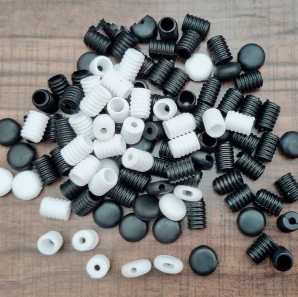 cord lock white black soft plastic silicone round elastic mask adjustment buckle children elastic adjustment accessories
cord lock white black soft plastic silicone round elastic mask adjustment buckle children elastic adjustment accessories