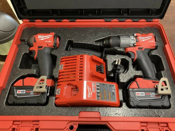 Milwaukee m18 fuel 2 tool combo drill impact 2997 20po
