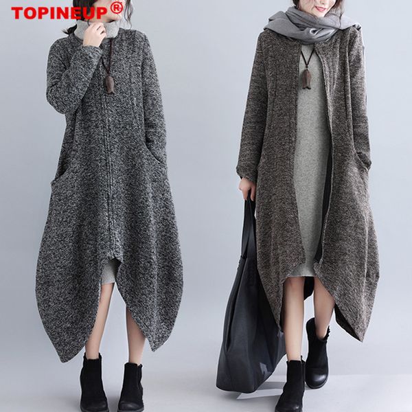 autumn winter irregular trench coats hem irregular zipper solid color warm coats for women long sleeve loose with pockets female, Tan;black
autumn winter irregular trench coats hem irregular zipper solid color warm coats for women long sleeve loose with pockets female, Tan;black