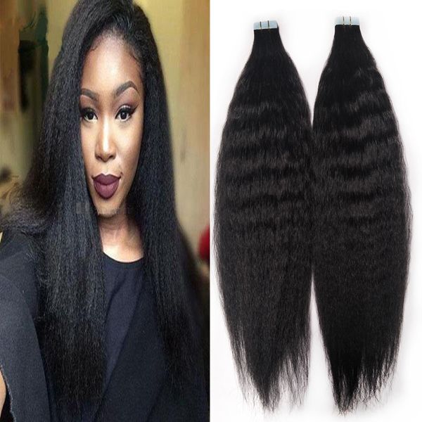 very welcome coarse yaki tape in extensions human hair 40pcs kinky straight human hair tape in remy human hair extenisons 100g, Black
very welcome coarse yaki tape in extensions human hair 40pcs kinky straight human hair tape in remy human hair extenisons 100g, Black