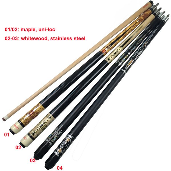 jassinry 12.75mm billiard pool cues maple uni-loc cues stainless steel joint whitewood design china wholesale
jassinry 12.75mm billiard pool cues maple uni-loc cues stainless steel joint whitewood design china wholesale