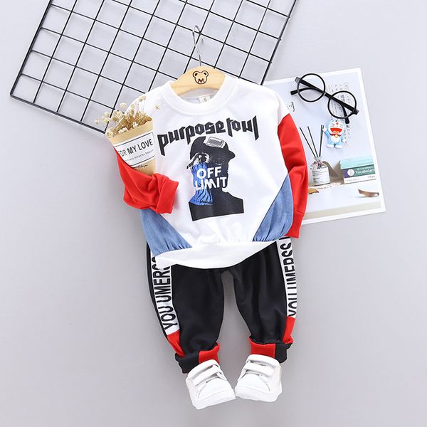 children toddler kids baby boy clothes suit cartoon letter long sleeve pants outfits set roupas infantis menina 2019 autumn, White
children toddler kids baby boy clothes suit cartoon letter long sleeve pants outfits set roupas infantis menina 2019 autumn, White
