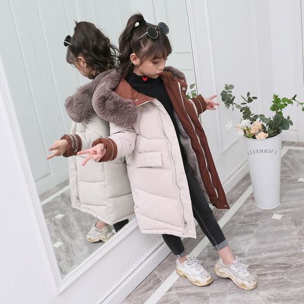 children winter down cotton jacket 2019 new fashion girl clothing kids clothes thick parka fur hooded snowsuit outerwear coat, Blue;gray
children winter down cotton jacket 2019 new fashion girl clothing kids clothes thick parka fur hooded snowsuit outerwear coat, Blue;gray