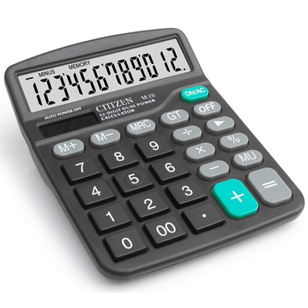 solar calculator 12 dual power computer black calculator gift office home portable pocket functions calculator for teaching
solar calculator 12 dual power computer black calculator gift office home portable pocket functions calculator for teaching