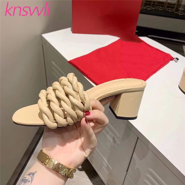 new braided leather mules high heels women sandals peep toe summer shoes ladies chunky heels slippers woman zapatos de mujer, Black
new braided leather mules high heels women sandals peep toe summer shoes ladies chunky heels slippers woman zapatos de mujer, Black