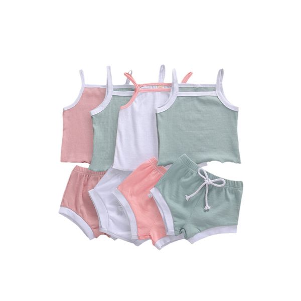 newborn baby girls 2pcs clothes set cute summer toddler infant knitted crop vest bow shorts pants casual outfits suit, White
newborn baby girls 2pcs clothes set cute summer toddler infant knitted crop vest bow shorts pants casual outfits suit, White