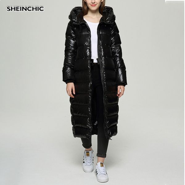 2019 black long women coat thick winter hooded zippers windproof 90% white duck down warm outerwear plus size jacket overcoat
2019 black long women coat thick winter hooded zippers windproof 90% white duck down warm outerwear plus size jacket overcoat