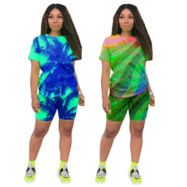 tie dye women suits fashion trend summer short sleeve shorts two piece sets designer female loose casual round neck tracksuits, Gray
tie dye women suits fashion trend summer short sleeve shorts two piece sets designer female loose casual round neck tracksuits, Gray