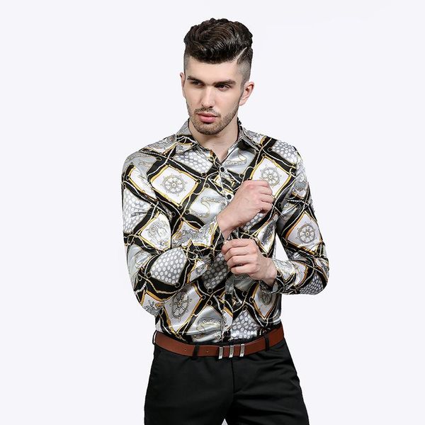 bright silk shirts men promotion autumn long sleeve casual cotton flower shirts for men designer slim fit dress shirts super, White;black
bright silk shirts men promotion autumn long sleeve casual cotton flower shirts for men designer slim fit dress shirts super, White;black