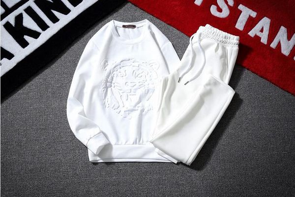 2020 new arrival men summer tracksuits available long sleeves + pants round neck fashion casual men size s to 2xl white set, Gray
2020 new arrival men summer tracksuits available long sleeves + pants round neck fashion casual men size s to 2xl white set, Gray