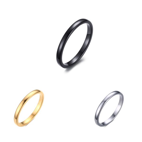 titanium stainless steel compact and simple ladies ring 2mm light tungsten steel black ring wedding lover rings bague femme, Slivery;golden
titanium stainless steel compact and simple ladies ring 2mm light tungsten steel black ring wedding lover rings bague femme, Slivery;golden
