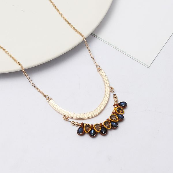 zwpon curved bar colored paint mini teardrop cluster necklace for women fashion statement necklace jewelry wholesale, Silver
zwpon curved bar colored paint mini teardrop cluster necklace for women fashion statement necklace jewelry wholesale, Silver