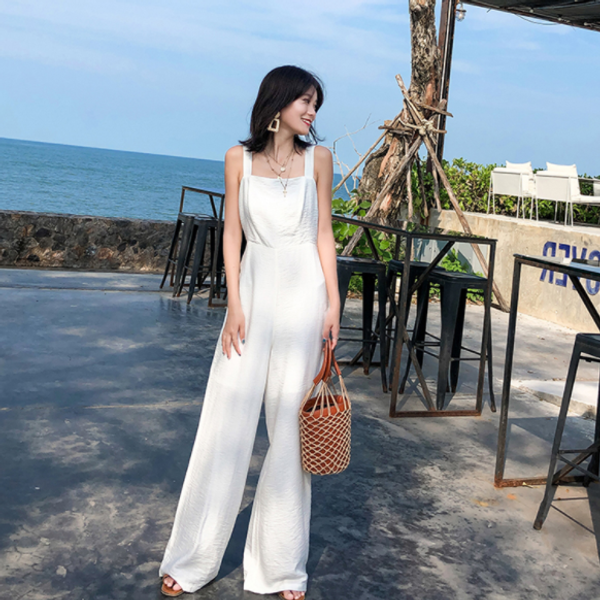 women bodycon backless summer jumpsuit sleeveless playsuit beach wide leg solid party club holiday romper 170, Black;white
women bodycon backless summer jumpsuit sleeveless playsuit beach wide leg solid party club holiday romper 170, Black;white