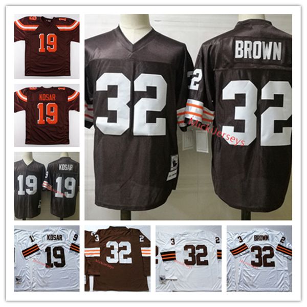 Mens Vintage #19 Bernie Kosar Football Jersey Stitched White Brown Long-Sleeved #32 Jim BrownJersey S-3XL
Mens Vintage #19 Bernie Kosar Football Jersey Stitched White Brown Long-Sleeved #32 Jim BrownJersey S-3XL