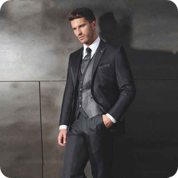 italian black men suits for wedding tuxedos groom wear costume homme 3piece classic fit groomsmen outfit custom made man blazer jacket, Black;gray
italian black men suits for wedding tuxedos groom wear costume homme 3piece classic fit groomsmen outfit custom made man blazer jacket, Black;gray