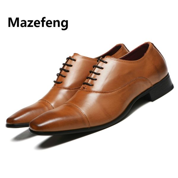 mazefeng 2019 men leather shoes oxford pu leather men dress shoes business flat banquet wedding plus size 39-46, Black
mazefeng 2019 men leather shoes oxford pu leather men dress shoes business flat banquet wedding plus size 39-46, Black