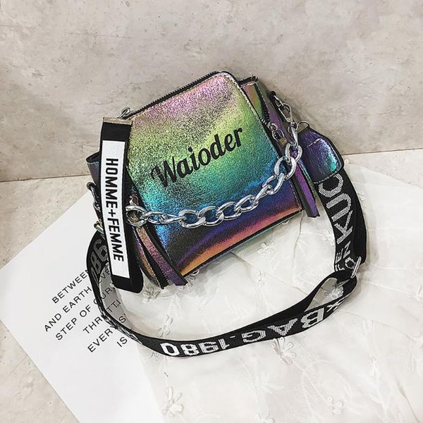 pu leather chains crossbody bags for women colorful fabric woman handbag small travel female shoulder bags lady's bag
pu leather chains crossbody bags for women colorful fabric woman handbag small travel female shoulder bags lady's bag