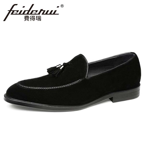 spring autumn genuine leather men's handmade tassels loafers round toe slip on comfortable man cow suede casual shoes ymx712, Black
spring autumn genuine leather men's handmade tassels loafers round toe slip on comfortable man cow suede casual shoes ymx712, Black