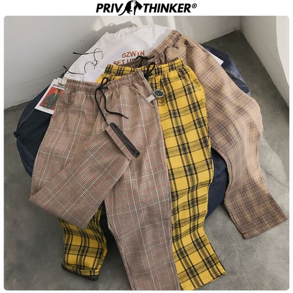 privathinker men women korean black plaid casual pants 2020 mens streetwear harem pants male checkered trousers plus size, Black;white
privathinker men women korean black plaid casual pants 2020 mens streetwear harem pants male checkered trousers plus size, Black;white