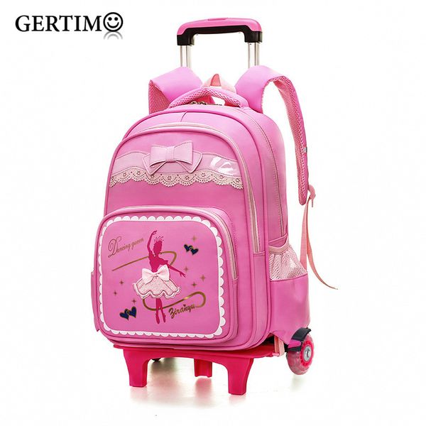 cartoon schoolbags with 2/6 wheels girls trolley school bags backpack detachable children rolling book bag waterproof travel bag
cartoon schoolbags with 2/6 wheels girls trolley school bags backpack detachable children rolling book bag waterproof travel bag