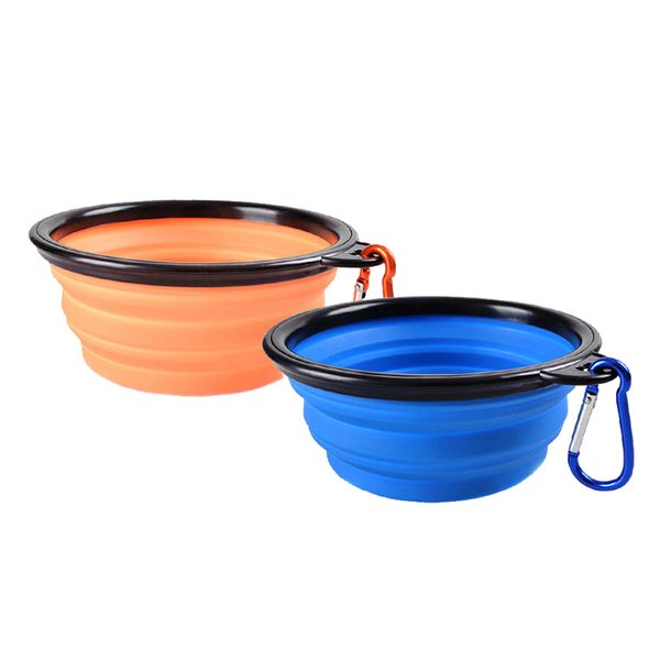 2pcs collapsible silicone dog bowl, foldable expandable cup dish for pet cat food water feeding, portable travel bowl with a hook
2pcs collapsible silicone dog bowl, foldable expandable cup dish for pet cat food water feeding, portable travel bowl with a hook