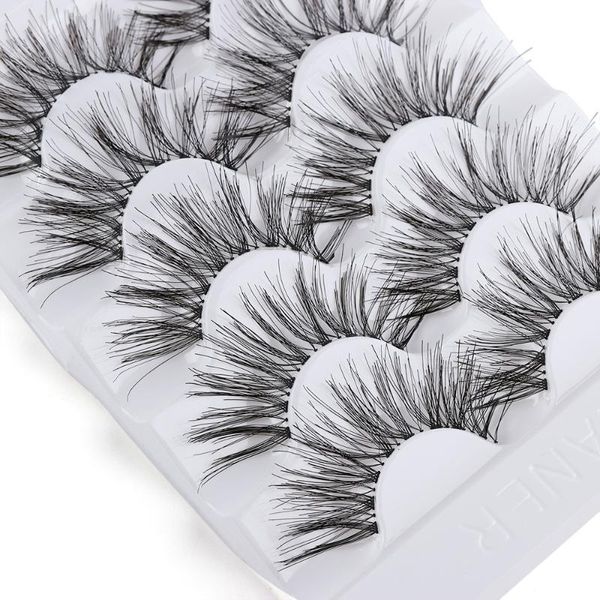 5pairs/set long wispy false eyelashes natural black false eyelashes full strip lashes handmade eye extension makeup tools
5pairs/set long wispy false eyelashes natural black false eyelashes full strip lashes handmade eye extension makeup tools