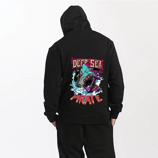 fashion mens hoodies cotton printed deep sea ribbed long sleeve sweatshirts with hoody in 8 colors, Black
fashion mens hoodies cotton printed deep sea ribbed long sleeve sweatshirts with hoody in 8 colors, Black