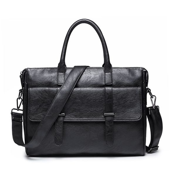 new black leather business men briefcase for documents bag casual large capacity travel man handbags
new black leather business men briefcase for documents bag casual large capacity travel man handbags