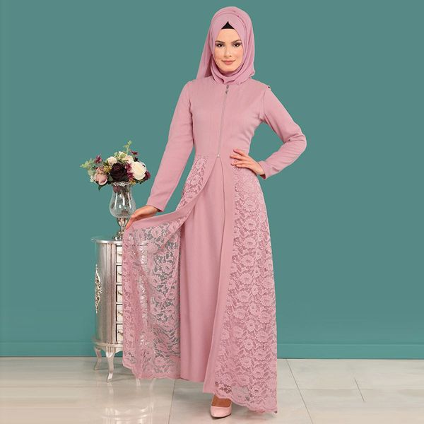 middle east fashion robe lace solid color long sleeve long dress muslim mosque dress dubai dubai uae indaba abaya, Red
middle east fashion robe lace solid color long sleeve long dress muslim mosque dress dubai dubai uae indaba abaya, Red