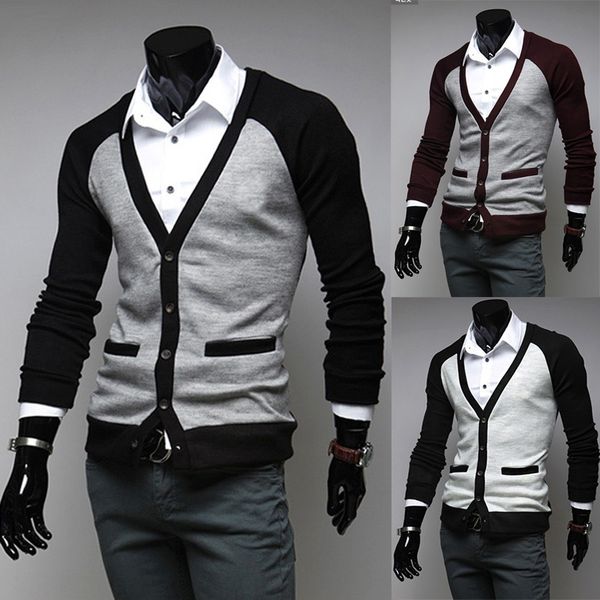 2018 new hit color raglan sleeves men's casual long sleeve cardigan, White;black
2018 new hit color raglan sleeves men's casual long sleeve cardigan, White;black
