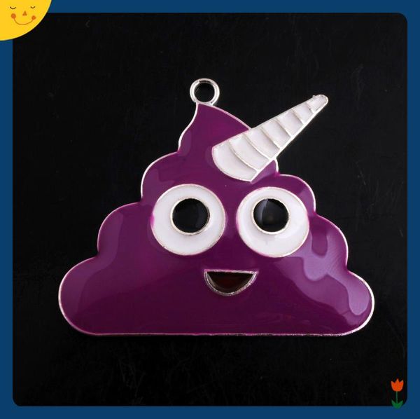 doluo fashion jewelry 52x45mm 10pcs alloy enamel diy purple poop pendants for chunky necklace keychain making diy keychain bracelet charm, Silver
doluo fashion jewelry 52x45mm 10pcs alloy enamel diy purple poop pendants for chunky necklace keychain making diy keychain bracelet charm, Silver