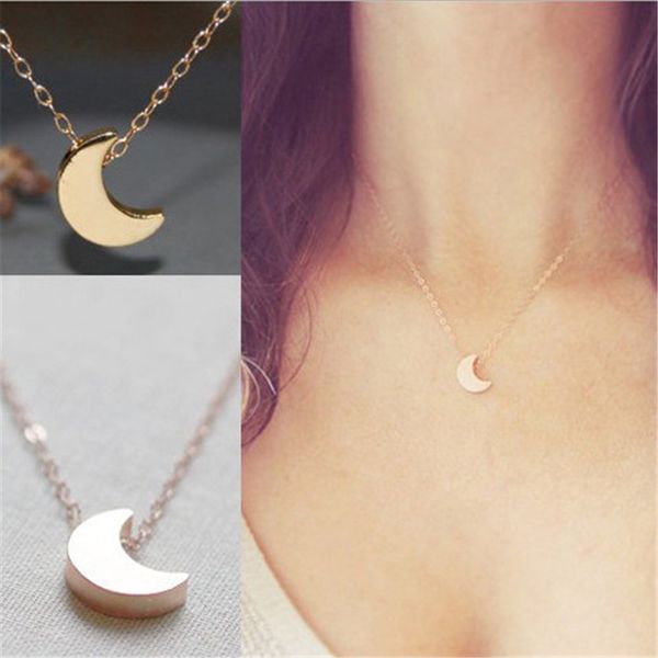 simple gold silver plated moon star pendant necklace for women mujer joyeria mujer colar fashion jewelry gift
simple gold silver plated moon star pendant necklace for women mujer joyeria mujer colar fashion jewelry gift