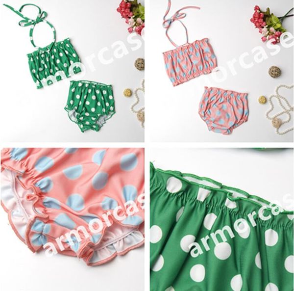 kids dots print swimsuit baby girls summer beach bikinis sets children tube crop + briefs shorts swimwear toddler swiming suit cz414, Blue
kids dots print swimsuit baby girls summer beach bikinis sets children tube crop + briefs shorts swimwear toddler swiming suit cz414, Blue