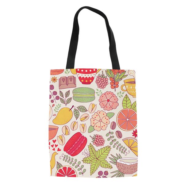 2020 new cartoon fruit pattern women canvas shopping bags reusable travel storage girls handbag shoulder pouch bolsa compra
2020 new cartoon fruit pattern women canvas shopping bags reusable travel storage girls handbag shoulder pouch bolsa compra