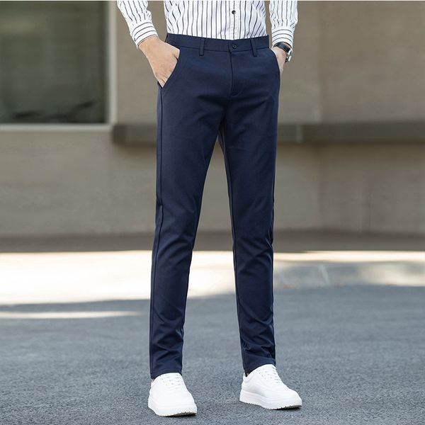spring new casual pants men's slim elastic straight bobbin pants pure cotton wrinkle fashion men's casual, Black
spring new casual pants men's slim elastic straight bobbin pants pure cotton wrinkle fashion men's casual, Black
