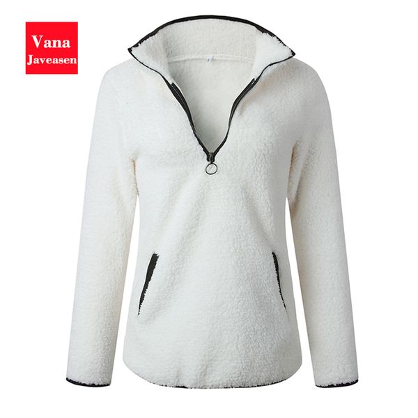 vana javeasen winter coat women warm wool blends outwear long sleeve zipper turn-down coat streetwear manteau femme blouson, Black
vana javeasen winter coat women warm wool blends outwear long sleeve zipper turn-down coat streetwear manteau femme blouson, Black