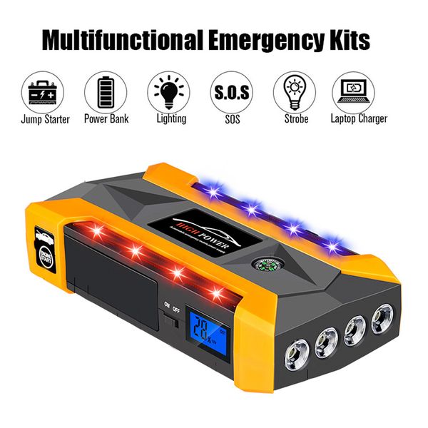 multifunction jump starter 89800mah 12v 4usb 600a portable car battery charger power bank starting device
multifunction jump starter 89800mah 12v 4usb 600a portable car battery charger power bank starting device