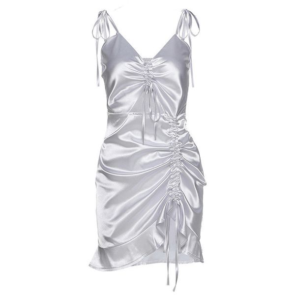 casual dresses womens skinny solid color adjustable straps slip dress ruffled v neck navel exposed summer party club evening mini, Black;gray
casual dresses womens skinny solid color adjustable straps slip dress ruffled v neck navel exposed summer party club evening mini, Black;gray