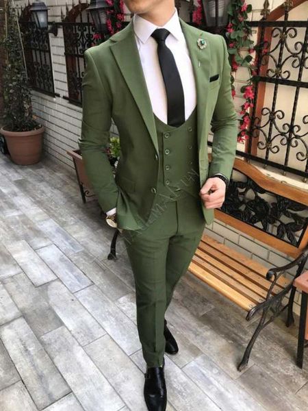 men's suits & blazers custom made men olive green groom tuxedos notch lapel groomsmen wedding man 3 pieces ( jacket+pants+vest+tie ) c9, White;black
men's suits & blazers custom made men olive green groom tuxedos notch lapel groomsmen wedding man 3 pieces ( jacket+pants+vest+tie ) c9, White;black