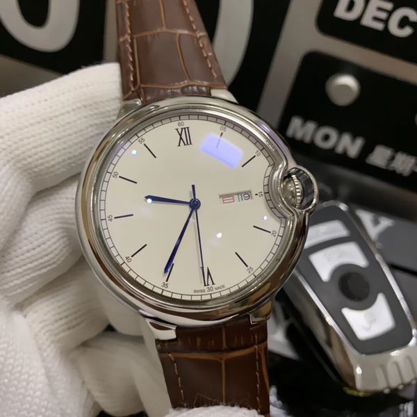 mens watch tourbillon new recommendation automatic mechanical movement day date display size 43mm black leather strap designer watch a12-1, Slivery;brown
mens watch tourbillon new recommendation automatic mechanical movement day date display size 43mm black leather strap designer watch a12-1, Slivery;brown