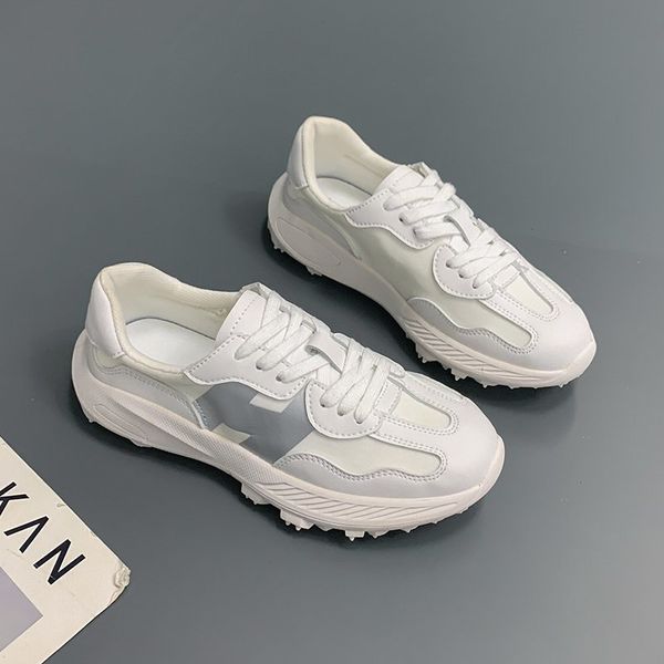 genuine leather sports white shoes women 2020 summer new korean fashion breathable thick bottom running shoes, Black
genuine leather sports white shoes women 2020 summer new korean fashion breathable thick bottom running shoes, Black