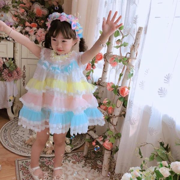 3pcs 2020 summer spanish dress baby girl clothes lace mesh stitching dress sweet cute princess for girls vestidos y3189, Red;yellow
3pcs 2020 summer spanish dress baby girl clothes lace mesh stitching dress sweet cute princess for girls vestidos y3189, Red;yellow