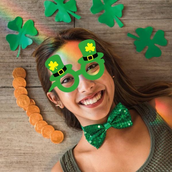 St. Patrick's Day Party P Glasses Irish Beer Festival Clover Glasses Party Supplies For Girls And Boys