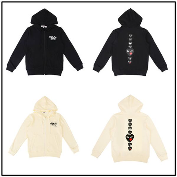 mens designer jackets cdg play commes heart sweater women off cotton classic love hooded des garcons zipper jacket red heart lovers white, Black;red
mens designer jackets cdg play commes heart sweater women off cotton classic love hooded des garcons zipper jacket red heart lovers white, Black;red