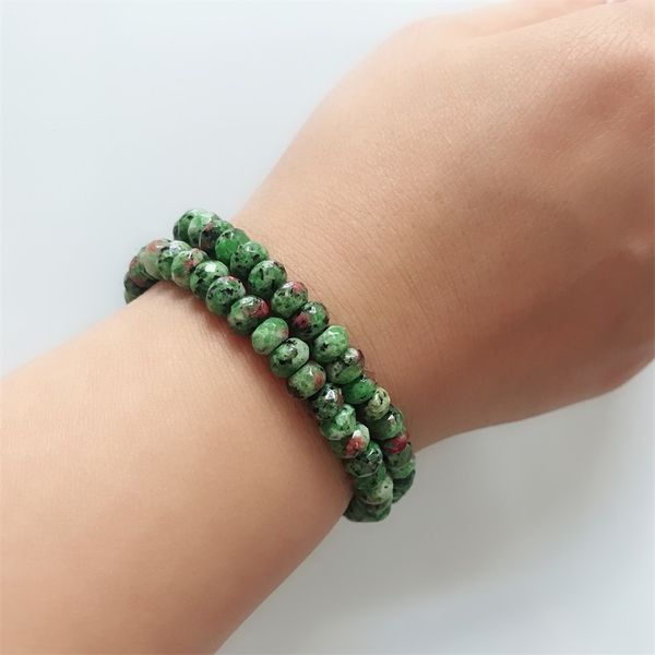 red green rubies bracelet jewelry handmade 5*8mm faceted multi color natural stone bracelet cut couples bracelets creative gifts, Black
red green rubies bracelet jewelry handmade 5*8mm faceted multi color natural stone bracelet cut couples bracelets creative gifts, Black