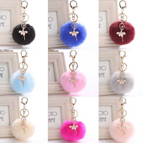 8cm women pompom plush key ring fur pom pom dancing angel keychain keyring fluffy rex rabbit fur ball key chain handbag pendant charm, Silver
8cm women pompom plush key ring fur pom pom dancing angel keychain keyring fluffy rex rabbit fur ball key chain handbag pendant charm, Silver
